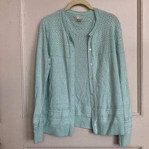 Mint cardigan